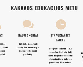 Rūšinės kakavos degustacija-edukacija - Maisto gaminimo, degustacijų šou - 3 Maisto gaminimo, degustacijų šou - Rūšinės kakavos degustacija-edukacija - 3