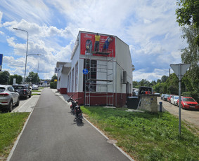 Fasadų, stogų, tarpblokinių siūlių remontas, Aukštalipiai - Iškabų, reklaminių tentų montavimas ir demontavimas - 1 Iškabų, reklaminių tentų montavimas ir demontavimas - Fasadų, stogų, tarpblokinių siūlių remontas, Aukštalipiai - 1