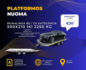Platformos,traliuku ir priekabu nuoma Alytus ! / Platformu, traliuku ir priekabu nuoma / Darbų pavyzdys ID 3583927
