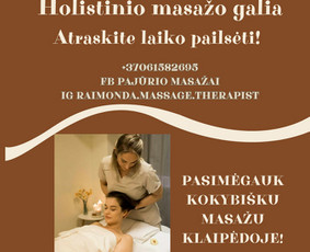 Pajauskite malonumą būti savo kūne! / Raimonda Masažo meistrė / Darbų pavyzdys ID 3585399