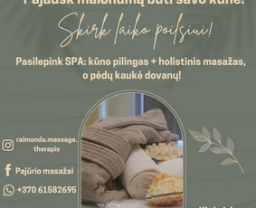 Pajauskite malonumą būti savo kūne! / Raimonda Masažo meistrė / Darbų pavyzdys ID 3585409