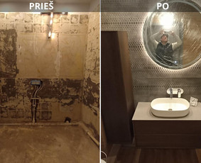 Vidaus apdailos darbai dažymas,plytelių klijavimas ir kita / Vidaus apdailos darbai Vilniuje / Darbų pavyzdys ID 3585467