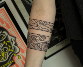 Ornamentinės/tradicinės tatuiruotės Kaune. / Justas Jurkevičius / Darbų pavyzdys ID 3587441