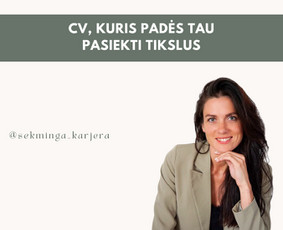 Profesionalus Cv rašymas su konsultacija - HR specialistas - 1 HR specialistas - Profesionalus Cv rašymas su konsultacija - 1