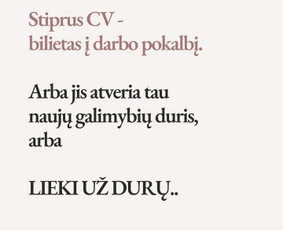 Profesionalus Cv rašymas su konsultacija - HR specialistas - 4 HR specialistas - Profesionalus Cv rašymas su konsultacija - 4