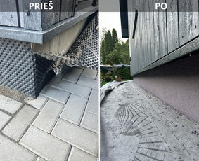 Šlapio fasado darbai, (Klijavimas, armavimas, dekoras) / Deividas Mažeika / Darbų pavyzdys ID 3588939