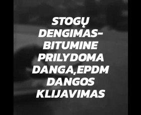 Stogu dengimas bitumine prilydoma danga,karkasas,fasadai. / Sergejus / Darbų pavyzdys ID 718905