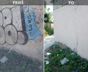 Spec. valymas: grafičių, fasado, sniego ir kt. / Profesionalus paviršių valymas. / Darbų pavyzdys ID 3589455
