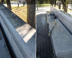 Spec. valymas: grafičių, fasado, sniego ir kt. / Profesionalus paviršių valymas. / Darbų pavyzdys ID 3589947
