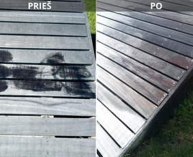 Spec. valymas: grafičių, fasado, sniego ir kt. / Profesionalus paviršių valymas. / Darbų pavyzdys ID 3589963