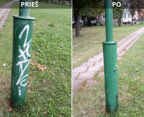 Spec. valymas: grafičių, fasado, sniego ir kt. / Profesionalus paviršių valymas. / Darbų pavyzdys ID 3590223