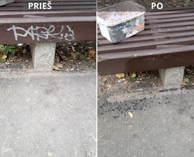 Spec. valymas: grafičių, fasado, sniego ir kt. / Profesionalus paviršių valymas. / Darbų pavyzdys ID 3590225