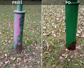 Spec. valymas: grafičių, fasado, sniego ir kt. / Profesionalus paviršių valymas. / Darbų pavyzdys ID 3590239