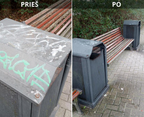 Spec. valymas: grafičių, fasado, sniego ir kt. / Profesionalus paviršių valymas. / Darbų pavyzdys ID 3590307