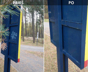 Spec. valymas: grafičių, fasado, sniego ir kt. / Profesionalus paviršių valymas. / Darbų pavyzdys ID 3590315