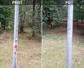 Spec. valymas: grafičių, fasado, sniego ir kt. / Profesionalus paviršių valymas. / Darbų pavyzdys ID 3590321