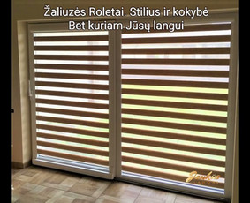 Roletai. Žaliuzės. Terasos - puiki kokybė už mažiausią kainą / Jaukūs Langai / Darbų pavyzdys ID 3590323