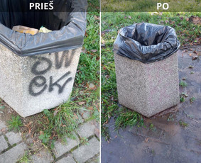 Spec. valymas: grafičių, fasado, sniego ir kt. / Profesionalus paviršių valymas. / Darbų pavyzdys ID 3590369
