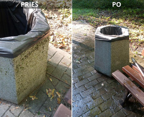 Spec. valymas: grafičių, fasado, sniego ir kt. / Profesionalus paviršių valymas. / Darbų pavyzdys ID 3590373