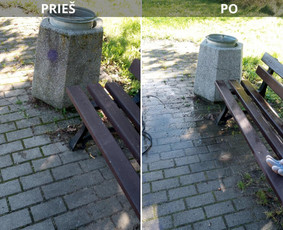 Spec. valymas: grafičių, fasado, sniego ir kt. / Profesionalus paviršių valymas. / Darbų pavyzdys ID 3590379