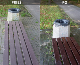 Spec. valymas: grafičių, fasado, sniego ir kt. / Profesionalus paviršių valymas. / Darbų pavyzdys ID 3590381