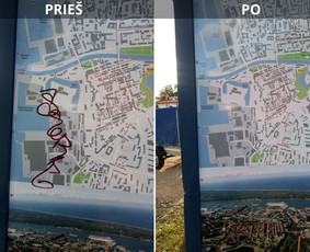 Spec. valymas: grafičių, fasado, sniego ir kt. / Profesionalus paviršių valymas. / Darbų pavyzdys ID 3590385