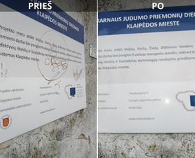 Spec. valymas: grafičių, fasado, sniego ir kt. / Profesionalus paviršių valymas. / Darbų pavyzdys ID 3590387