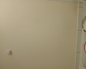 Sienų dažymas - Apdailos darbai pliteliu klojimas. - 2