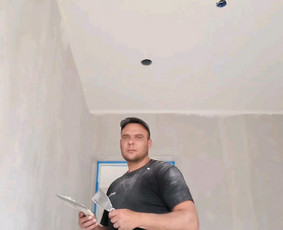 Sienų dažymas - Apdailos darbai pliteliu klojimas. - 1