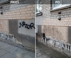 Spec. valymas: grafičių, fasado, sniego ir kt. / Profesionalus paviršių valymas. / Darbų pavyzdys ID 3591099