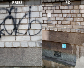 Spec. valymas: grafičių, fasado, sniego ir kt. / Profesionalus paviršių valymas. / Darbų pavyzdys ID 3591133