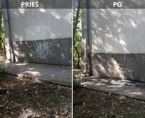 Spec. valymas: grafičių, fasado, sniego ir kt. / Profesionalus paviršių valymas. / Darbų pavyzdys ID 3591137