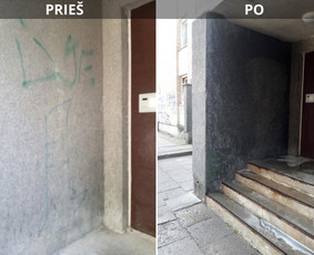Spec. valymas: grafičių, fasado, sniego ir kt. / Profesionalus paviršių valymas. / Darbų pavyzdys ID 3591303