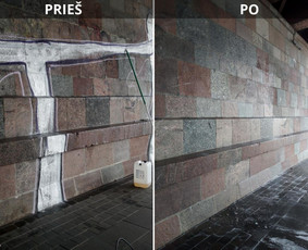Spec. valymas: grafičių, fasado, sniego ir kt. / Profesionalus paviršių valymas. / Darbų pavyzdys ID 3591381