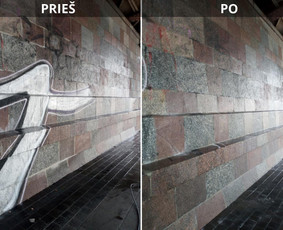 Spec. valymas: grafičių, fasado, sniego ir kt. / Profesionalus paviršių valymas. / Darbų pavyzdys ID 3591383
