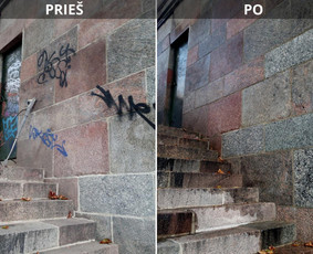 Spec. valymas: grafičių, fasado, sniego ir kt. / Profesionalus paviršių valymas. / Darbų pavyzdys ID 3591389