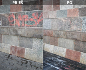 Spec. valymas: grafičių, fasado, sniego ir kt. / Profesionalus paviršių valymas. / Darbų pavyzdys ID 3591391