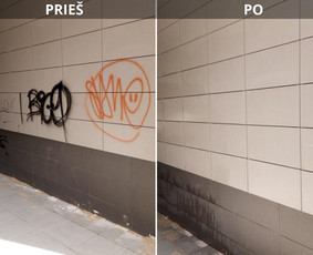 Plovimas auk&scaron;tu slėgiu - Spec. valymas: grafičių, fasado, sniego ir kt. - 2