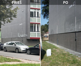 Spec. valymas: grafičių, fasado, sniego ir kt. / Profesionalus paviršių valymas. / Darbų pavyzdys ID 3591519