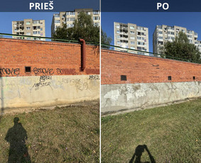 Spec. valymas: grafičių, fasado, sniego ir kt. / Profesionalus paviršių valymas. / Darbų pavyzdys ID 3591549