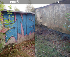 Spec. valymas: grafičių, fasado, sniego ir kt. / Profesionalus paviršių valymas. / Darbų pavyzdys ID 3591717