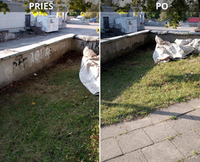 Spec. valymas: grafičių, fasado, sniego ir kt. / Profesionalus paviršių valymas. / Darbų pavyzdys ID 3591723