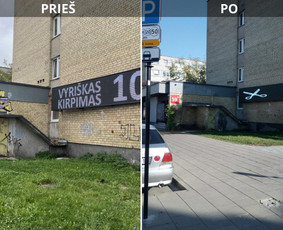 Spec. valymas: grafičių, fasado, sniego ir kt. / Profesionalus paviršių valymas. / Darbų pavyzdys ID 3591729