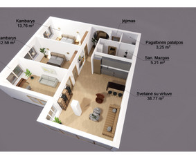 Interjero dizainerė, techniniai brėžiniai, vizualizacijos / Curonian Estate / Darbų pavyzdys ID 3594577