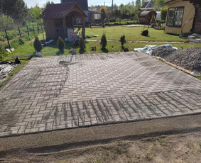 Trinkelių klojimas, polių gręžimas, tvorų montavimas / MB Workflex / Darbų pavyzdys ID 3595263