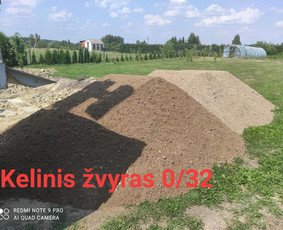 Juodzemis, žvyras, smėlis, skalda, atsijos, savivarčio nuoma / Paulius / Darbų pavyzdys ID 3598129