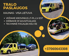 Tralas Traliukas Techninė Pagalba Kelyje Kaunas-lietuva / Rimvio_traliukas / Darbų pavyzdys ID 3598499