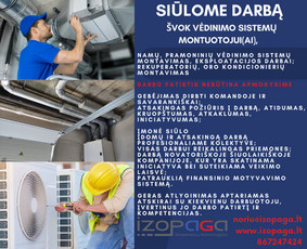 Šilumos siurblių montavimas oras gruntas vanduo geoterminis / UAB Izopaga / Darbų pavyzdys ID 3600025
