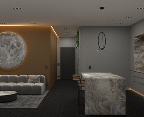 Interjero dizainas. Techniniai planai. 3d vizualizacijos / Indrė Kučinskaitė / Darbų pavyzdys ID 3601087
