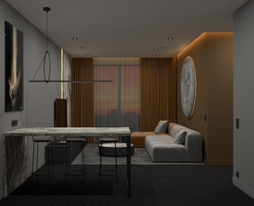 Interjero dizainas. Techniniai planai. 3d vizualizacijos / Indrė Kučinskaitė / Darbų pavyzdys ID 3601091